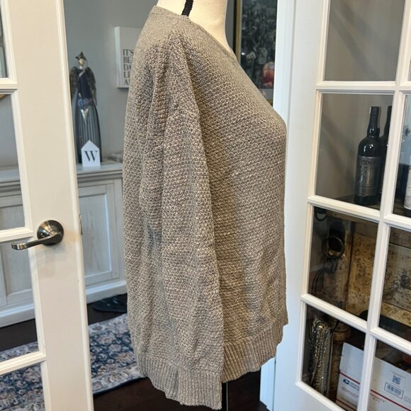 Lauren Ralph Lauren Taupe Boatneck Sweater - Picture 6 of 8